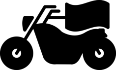 Motorcycle With Price Tag Sticker Svg Vector, Free Vectors File